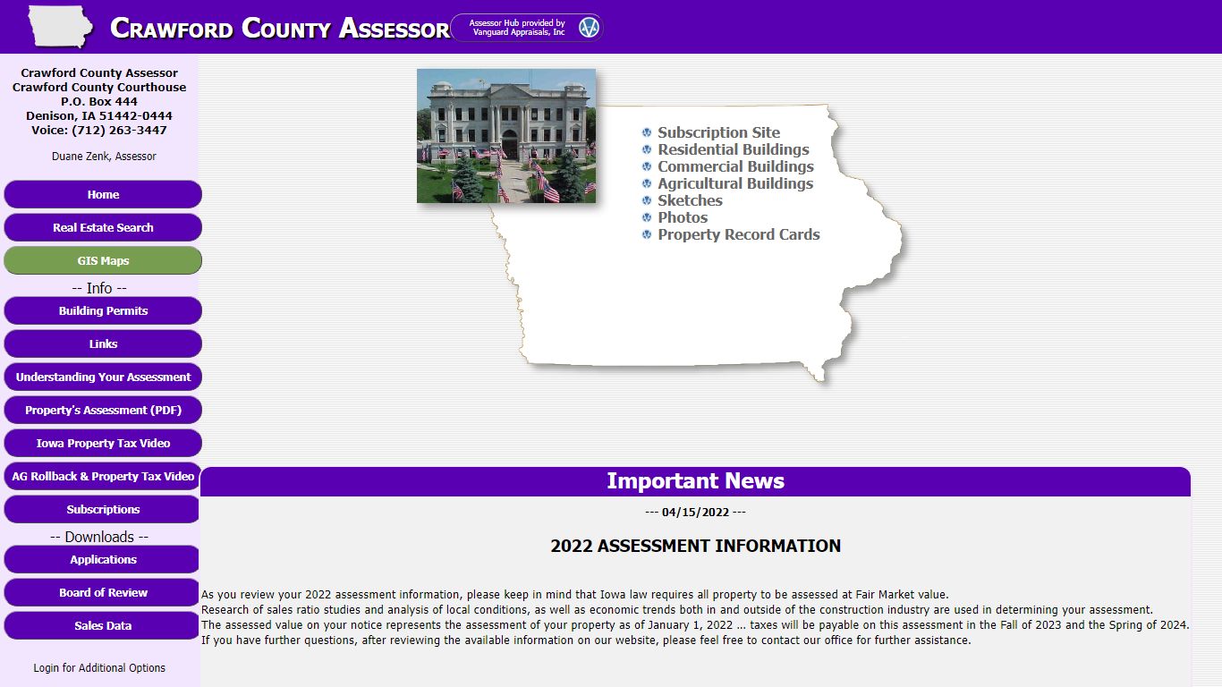 Crawford County - Iowa Assessors