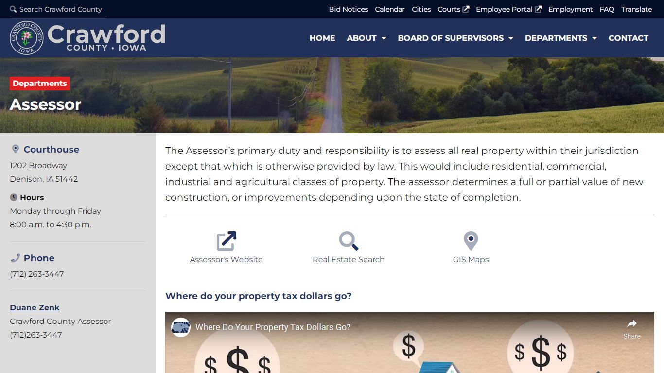 Assessor of Crawford County, Iowa