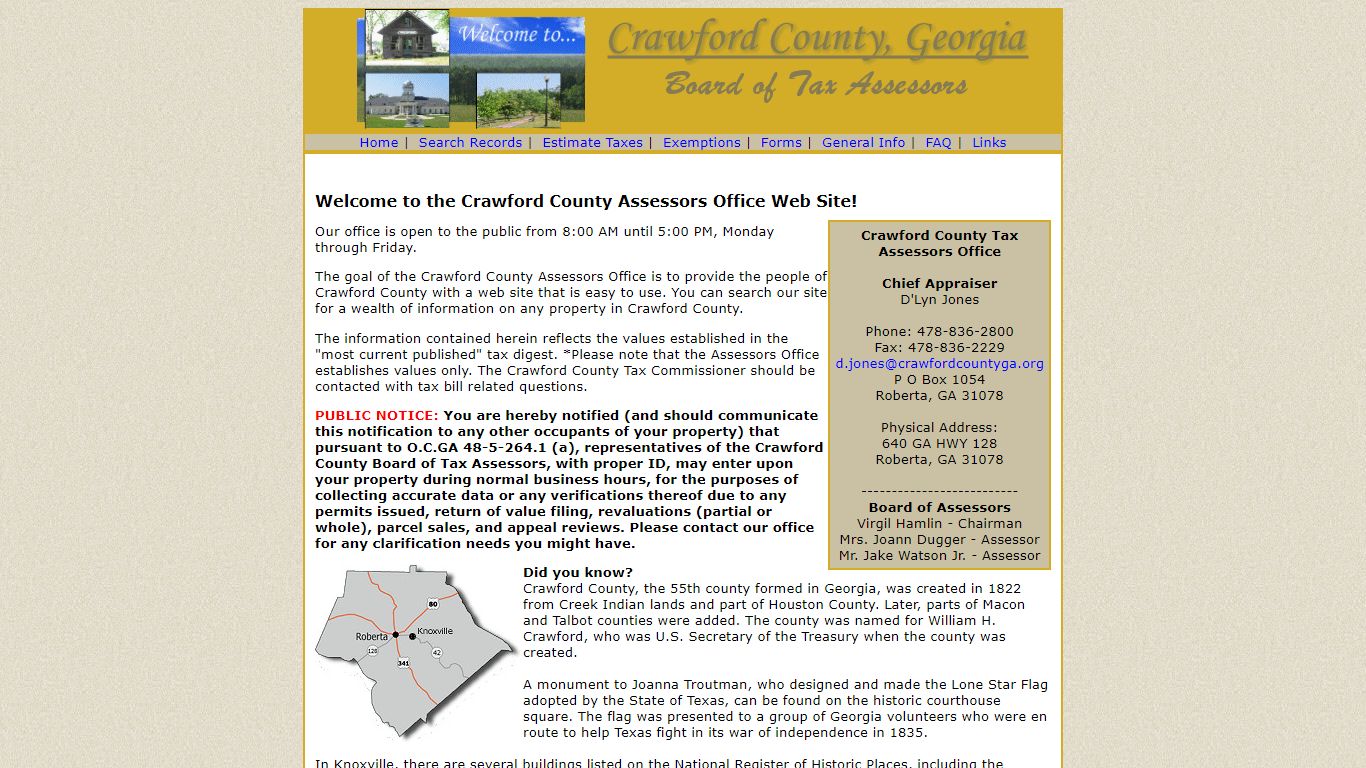 Crawford County Tax Assessor's Office - Schneider Geospatial